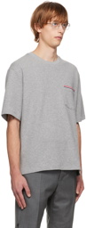 Thom Browne Gray Pocket T-Shirt