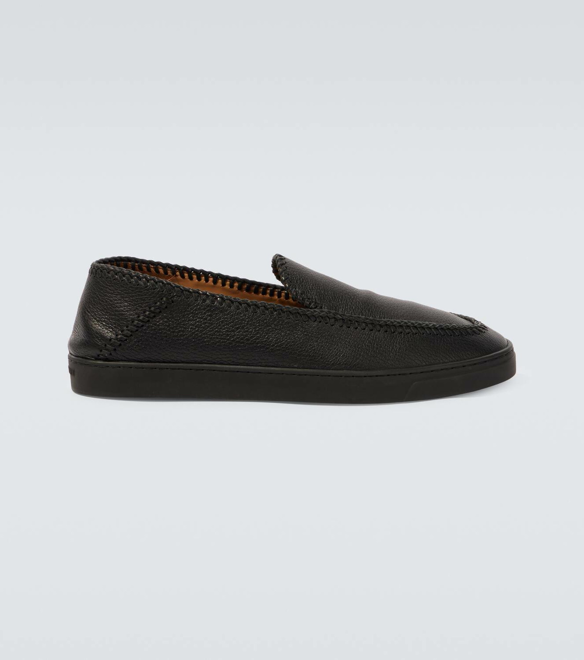 靴 Giorgio Armani slip-on shoes Giorgio Armani Leather slip-on shoes Giorgio Armani