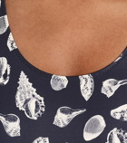 The Upside - Kai shell-print swimsuit