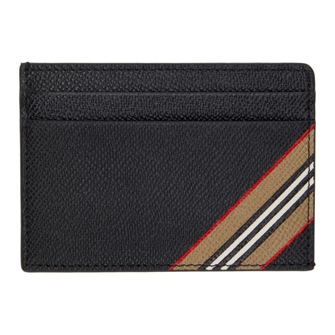 Photo: Burberry Black Stripe Kier Card Holder