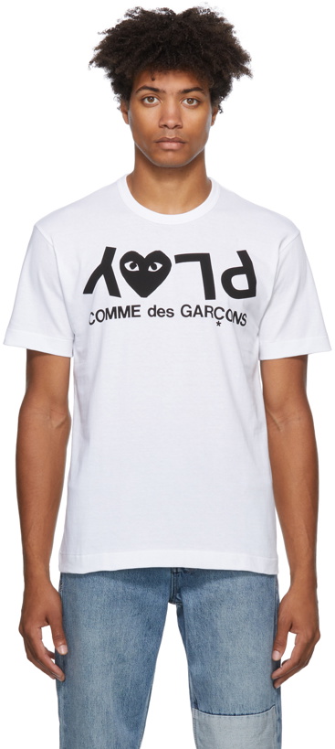 Photo: Comme des Garçons Play 'Play' Logo T-Shirt