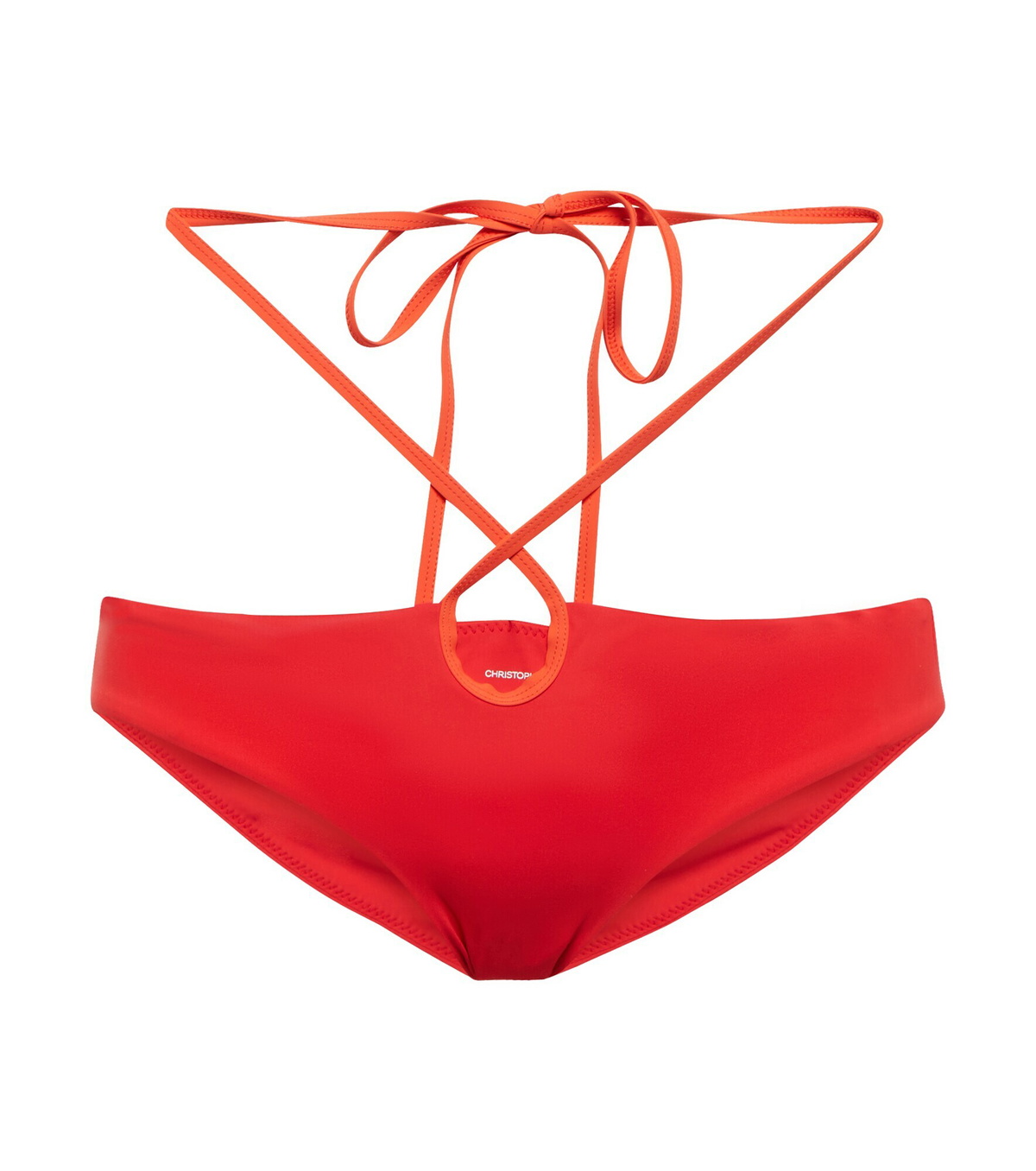 【関税込み】Christopher Esber ビキニ Pierced Orbit bikini top in white - Christopher Esber