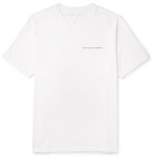 Pop Trading Company - Logo-Print Cotton-Jersey T-Shirt - White