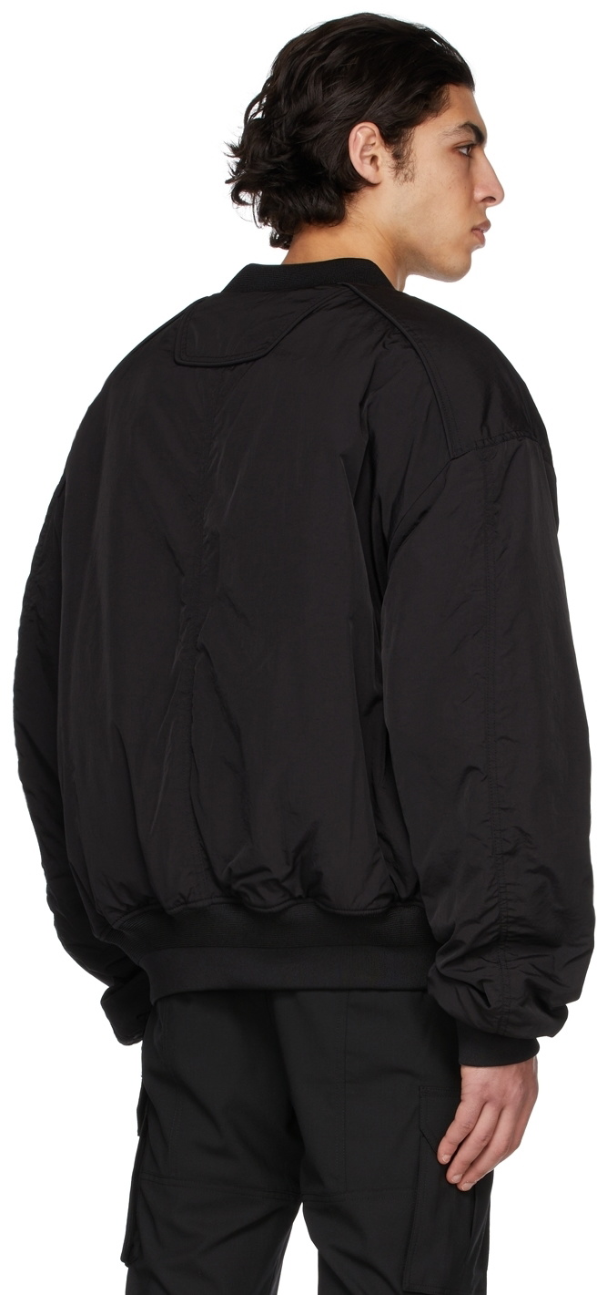 Juun.J Reversible Black & Grey MA-1 Bomber Juun.J