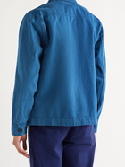 ALEX MILL - Garment-Dyed Cotton-Twill Chore Jacket - Blue