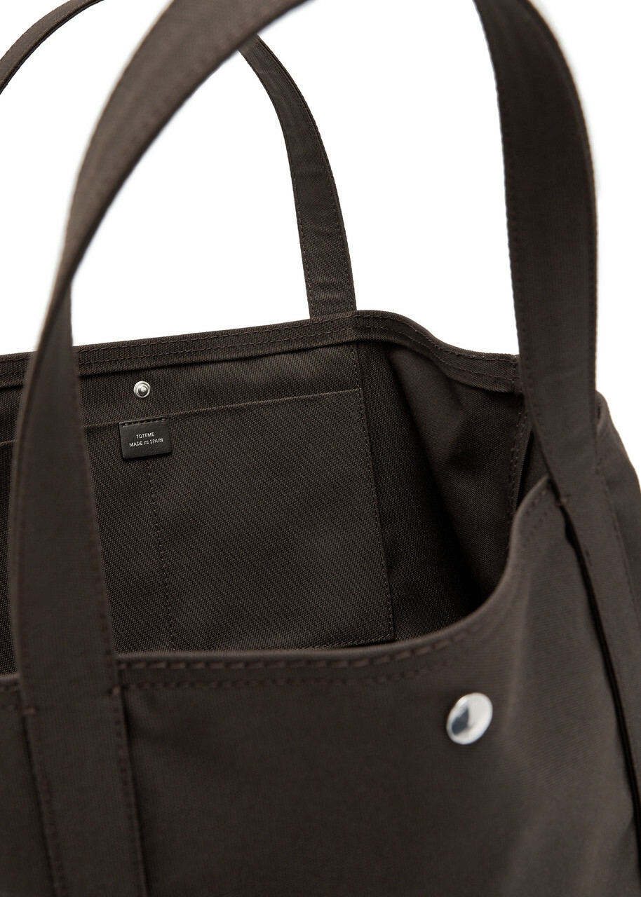 Toteme Beach Canvas Tote bag - Dark Brown - One Size