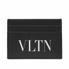 Valentino Men's VLTN Card Holder in Black/White