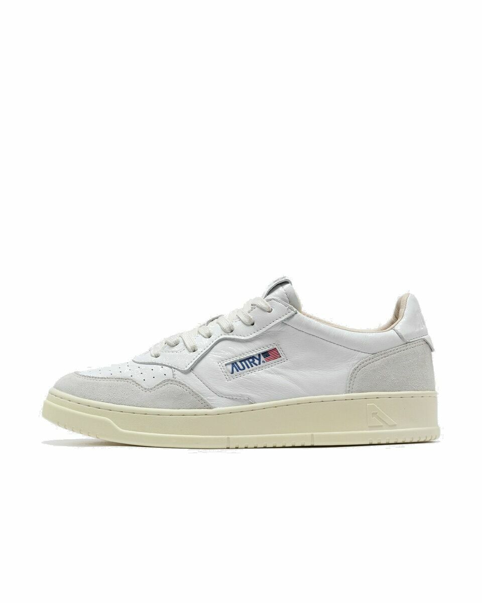 Photo: Autry Action Shoes Medalist Low White/Beige - Mens - Lowtop