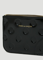 Dots Pouch Wallet in Black