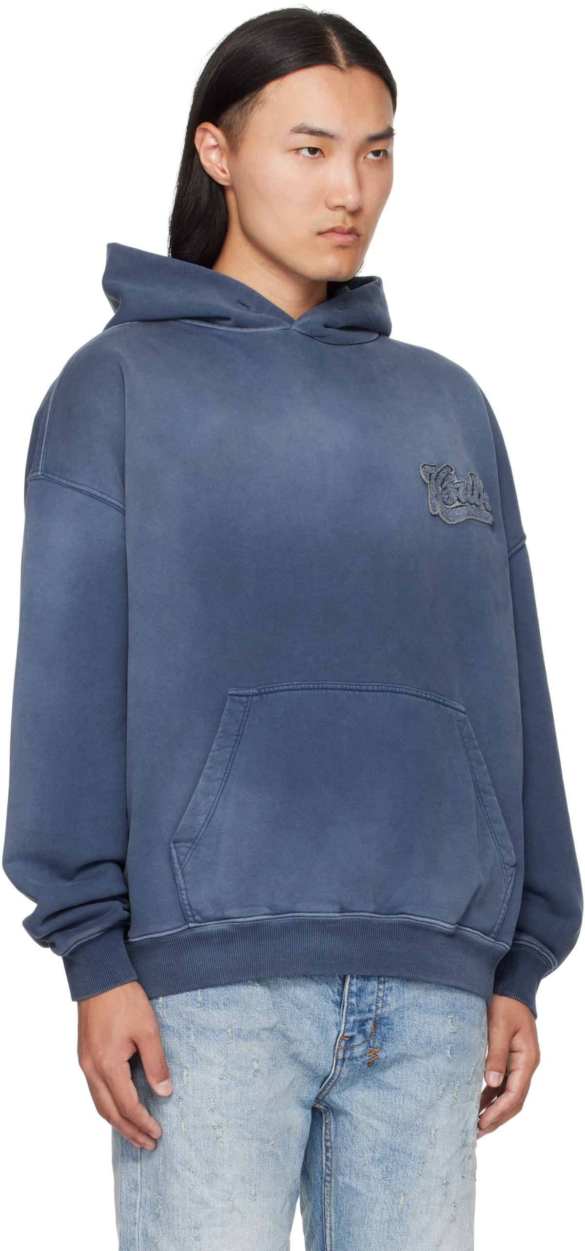 Ksubi Blue Ace Ekcess Hoodie