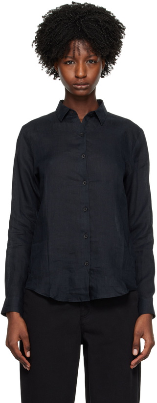 Photo: Sunspel Black Button Shirt