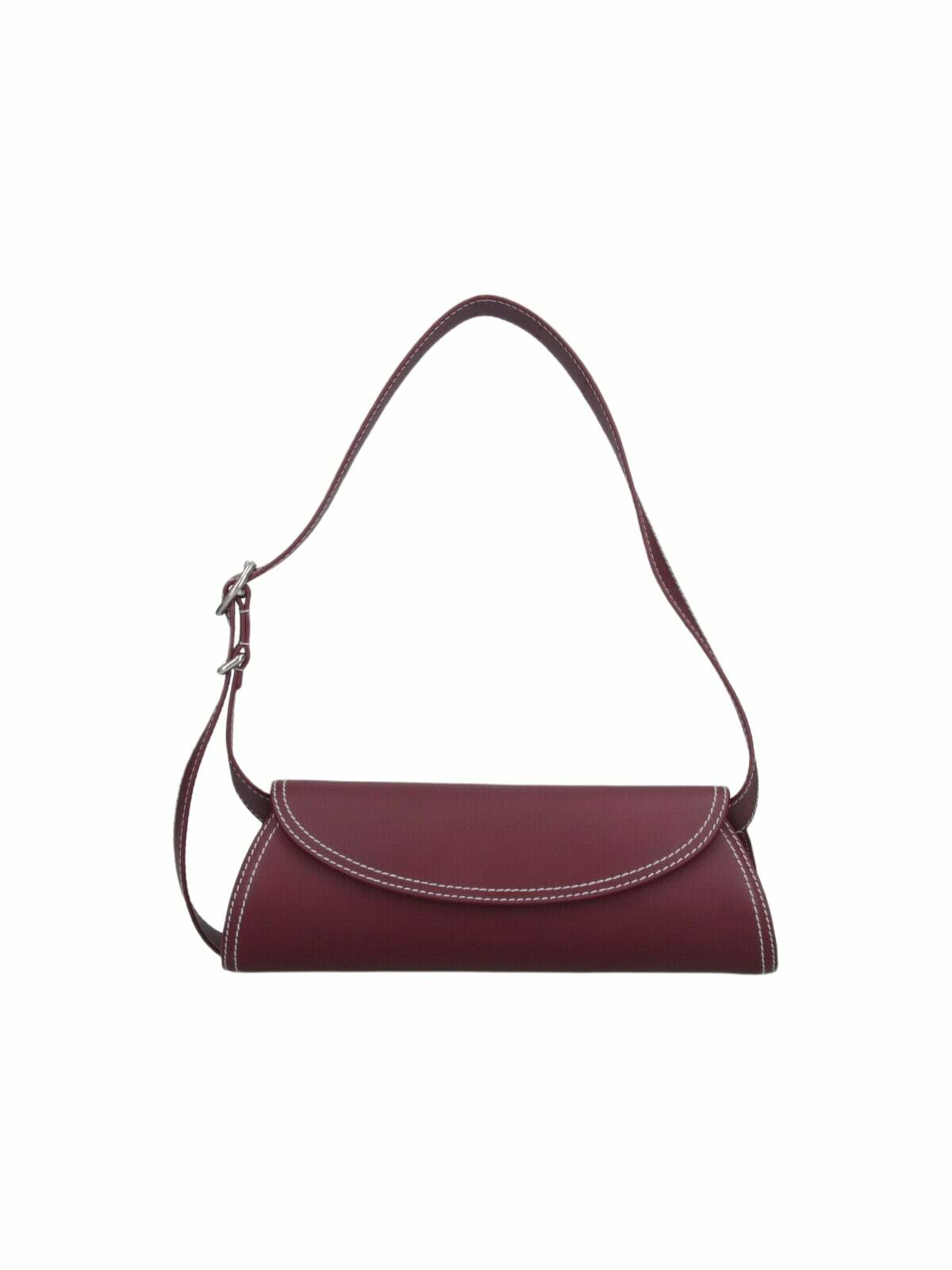 JIL SANDER python leather coin shoulder bag with textured