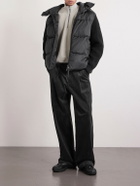 Canada Goose - HyBridge® Wool and Quilted Shell Hooded Down Jacket - Black