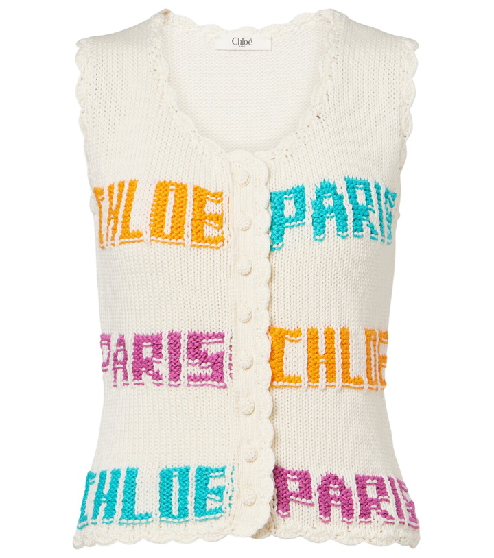 Photo: Chloé Crocheted cotton top