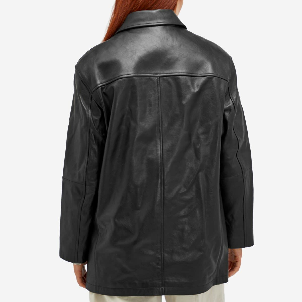 DUNST Women's Leather Half Jacket in Black Dunst DUNST Women's Leather Half Jacket in Black Dunst