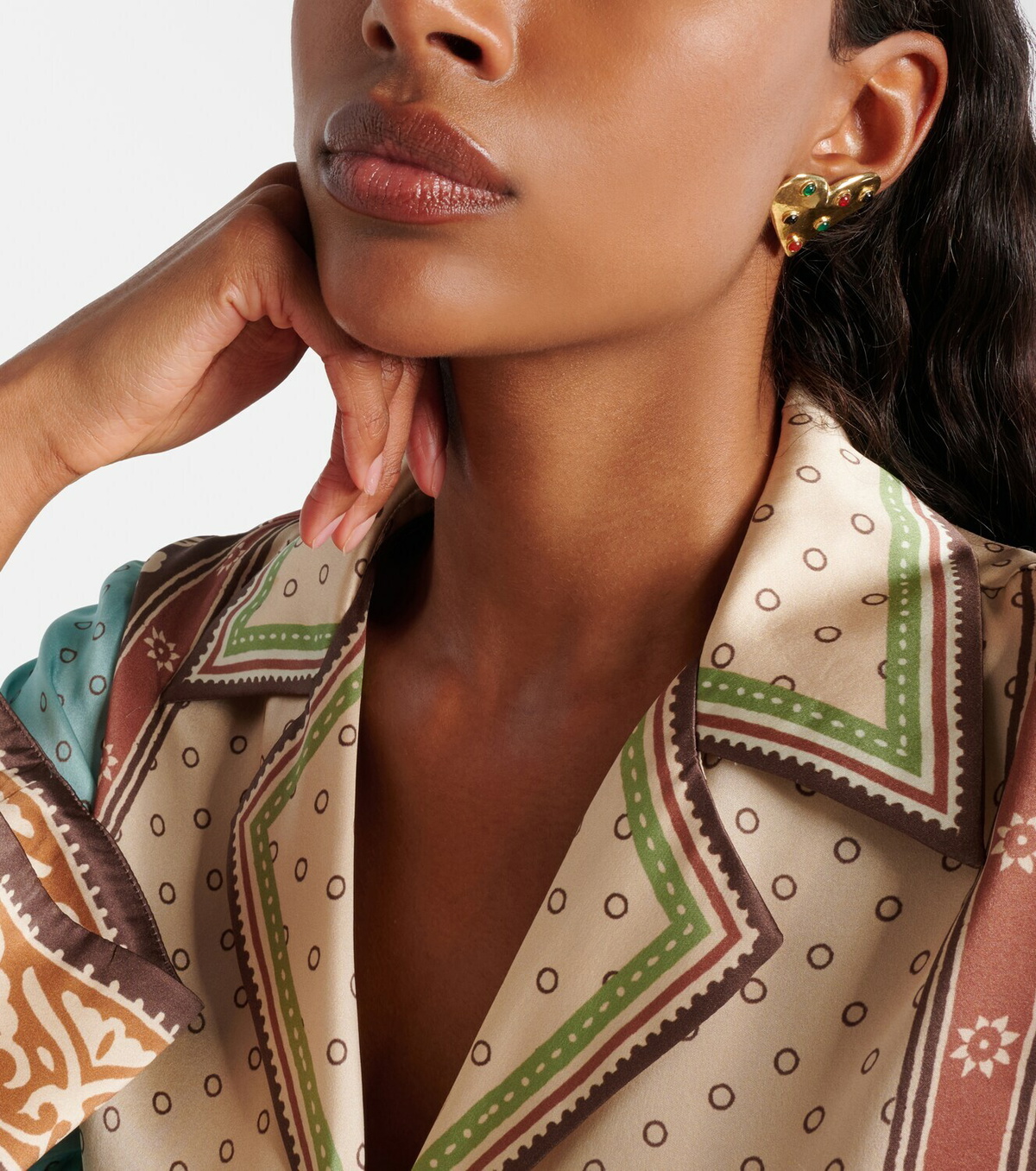 Alémais Atomic embellished earrings