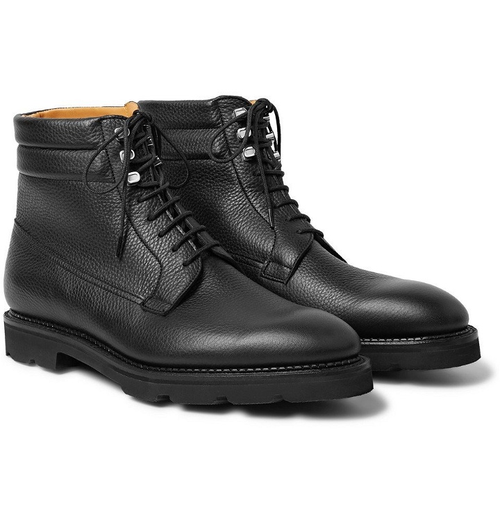 Photo: John Lobb - Alder Full-Grain Leather Boots - Black