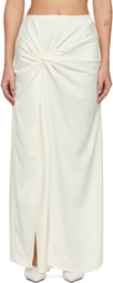 Beaufille Off-White Imogen Maxi Skirt
