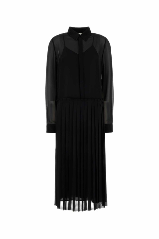 Photo: Ami Alexandre Mattiussi Black Polyester Shirt Dress