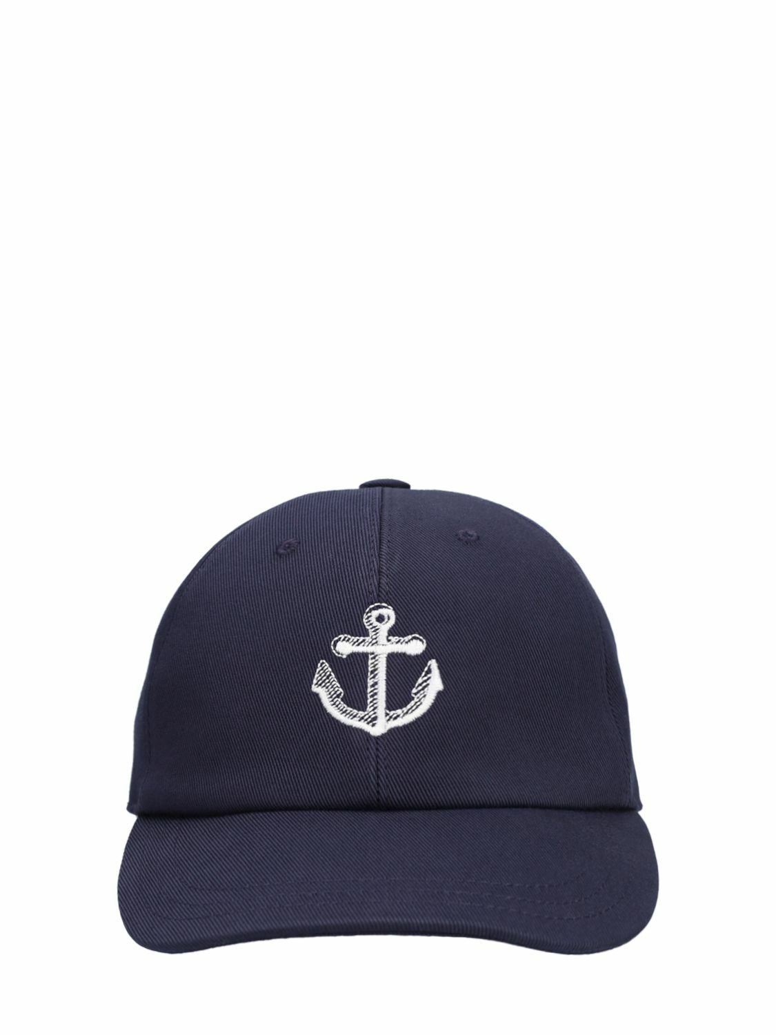 Photo: THOM BROWNE - Embroidered Logo Cotton Baseball Hat