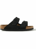 BIRKENSTOCK - Arizona Suede Sandals - Black