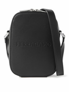 FERRAGAMO - Logo-Embossed Leather Pouch