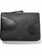 FERRAGAMO - Cut-Out Full-Grain Leather Pouch