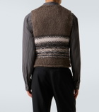 Our Legacy Pleaser striped wool-blend sweater vest