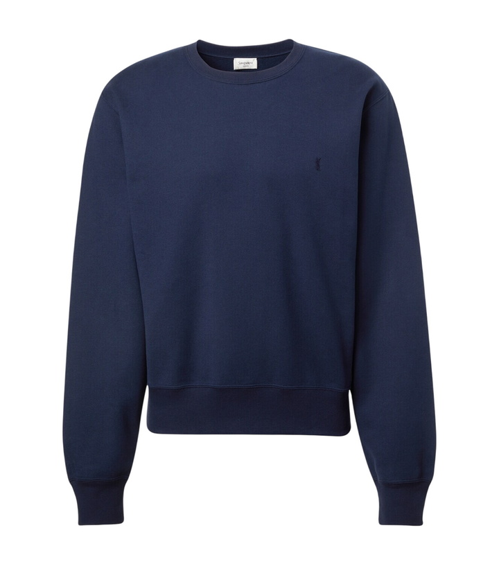 Photo: Saint Laurent Cassandre cotton jersey sweatshirt