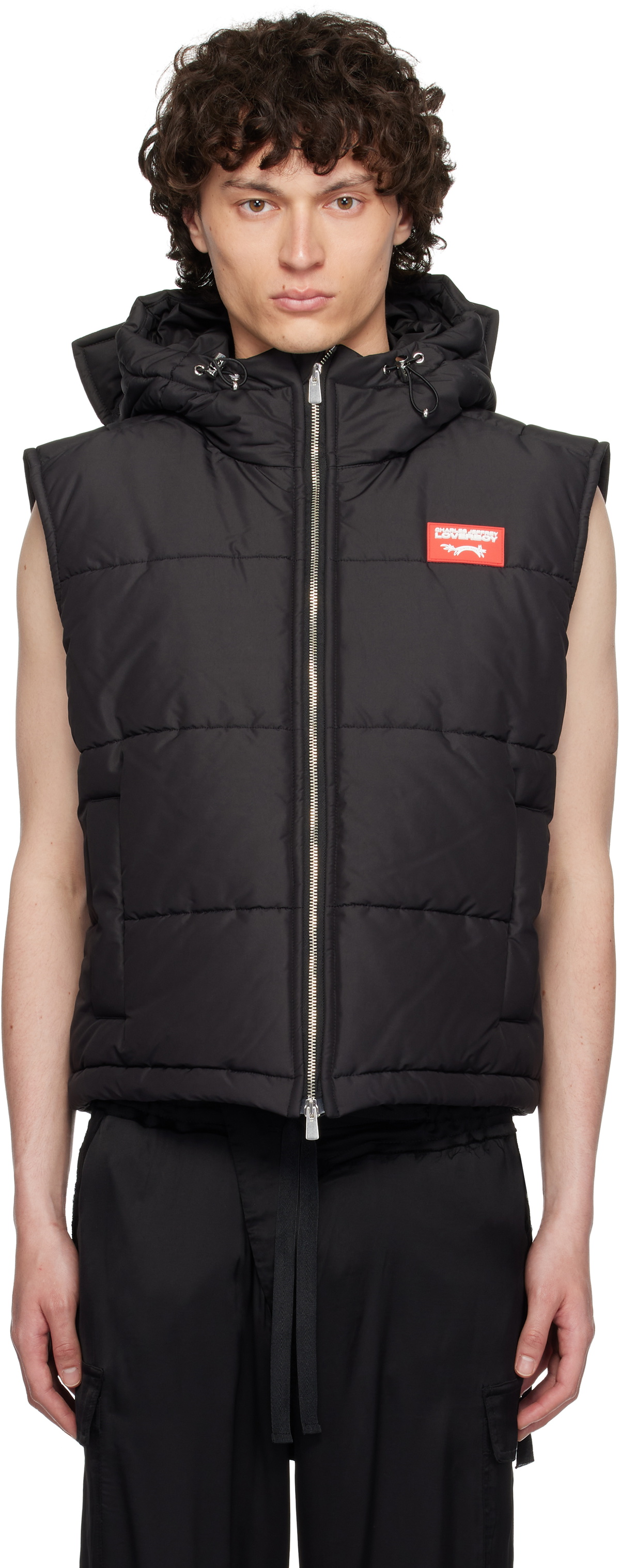 CHARLES JEFFREY LOVERBOY - Graphic Slash Lion Print Vest