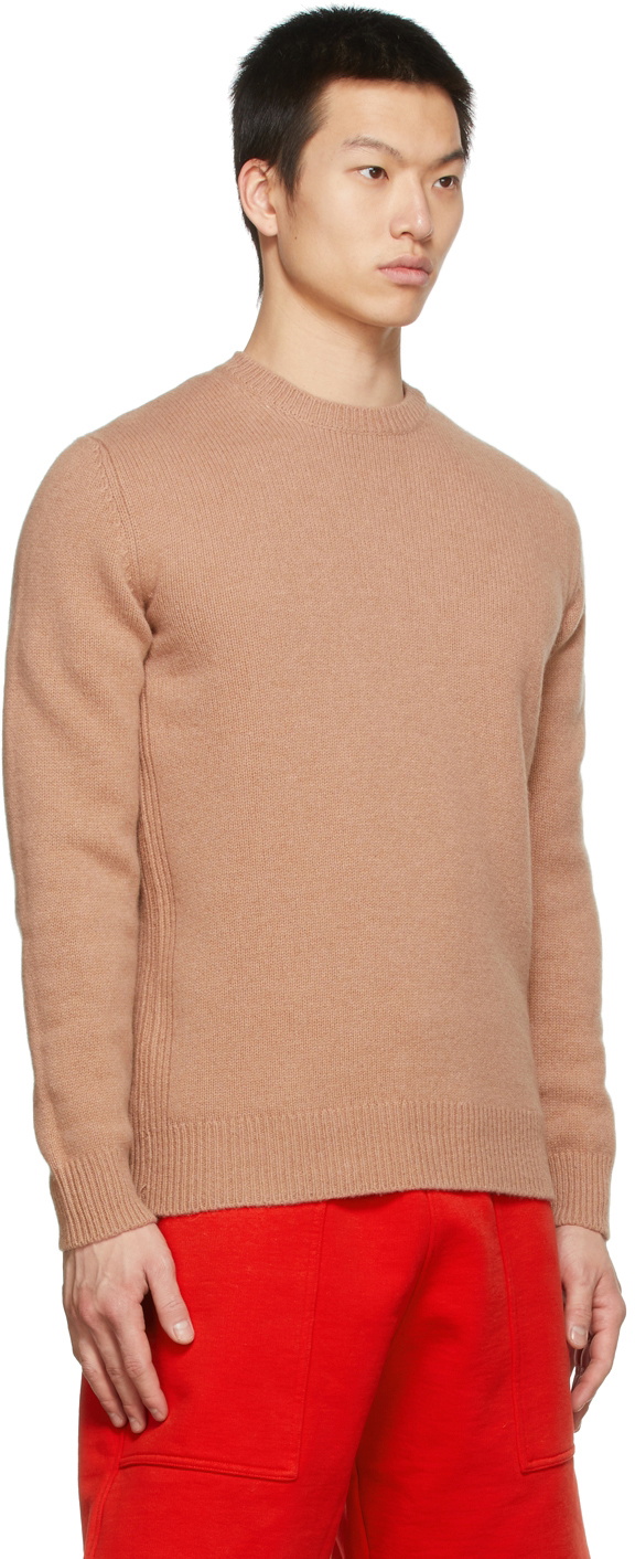 Harmony Beige Wulf Crewneck Sweater