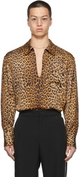 Commission SSENSE Exclusive Leopard Front Cut Rodeo Shirt