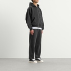 Cole Buxton Men's Mini Logo Zipped Hoodie in Vintage Black
