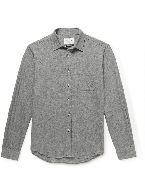 Photo: Portuguese Flannel - Teca Cotton-Flannel Shirt - Gray