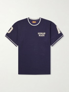 Human Made - Logo-Print Jersey T-Shirt - Blue