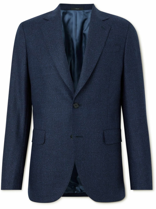 Photo: Paul Smith - Wool-Tweed Suit Jacket - Blue