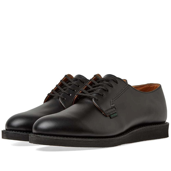 Photo: Red Wing 101 Heritage Work Postman Oxford Black Chaparral