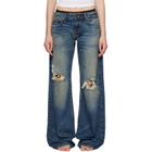 Raimundo Langlois Indigo Bootcut Jeans