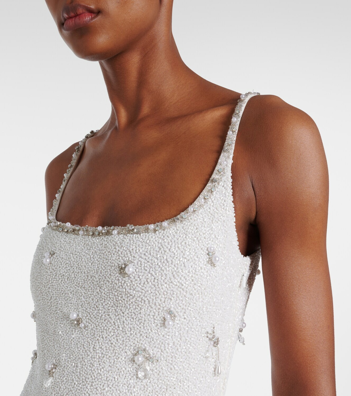 Clio Peppiatt Droplet embellished gown