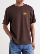 Aimé Leon Dore - Cycle Classic Logo-Print Cotton-Jersey T-Shirt - Brown