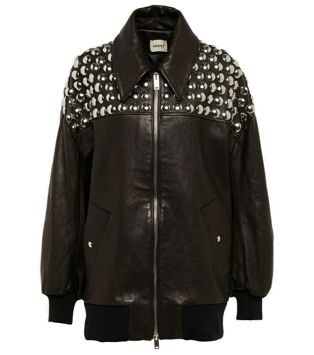 Khaite - Studded leather jacket Khaite