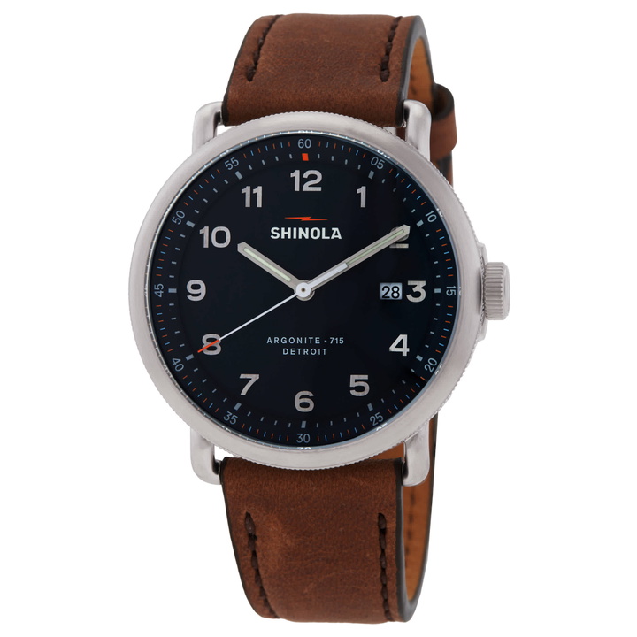 Photo: Shinola Canfield Quartz Blue Dial Mens Watch S0120273241