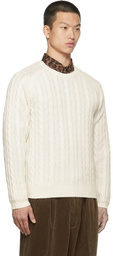 BEAMS PLUS 5 Gauge Cable Knit Sweater