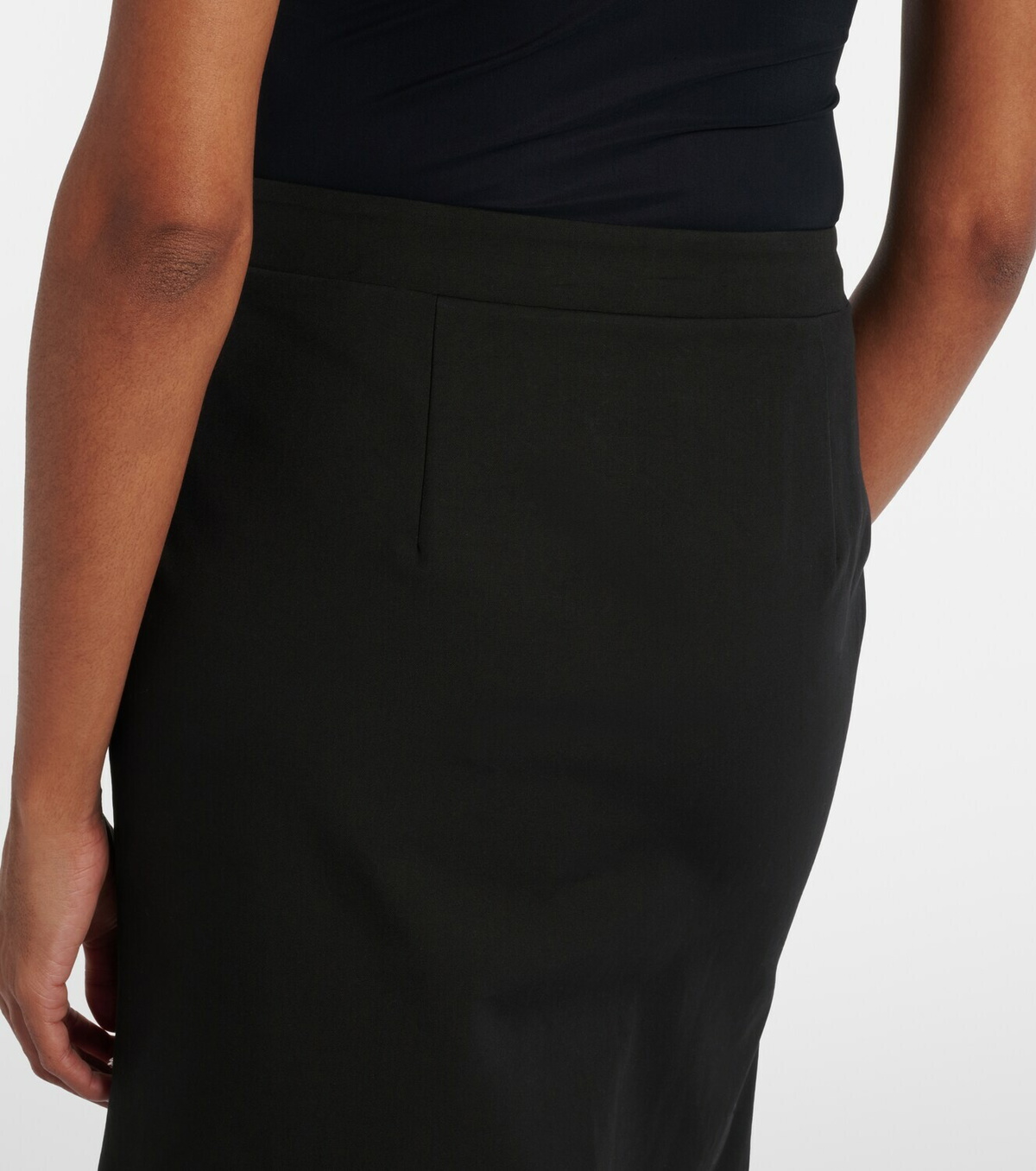 Sportmax Velo cotton pencil skirt