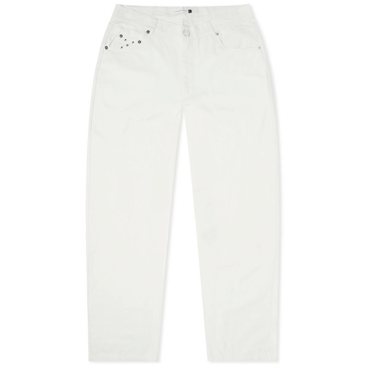 Photo: POP Trading Company Men's Drs Linen Pant in Off White