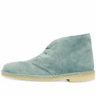 Clarks Originals Women's Desert Boot in Ocean Blue Suede