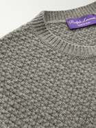 Ralph Lauren Purple label - Honeycomb-Knit Cashmere Sweater - Gray