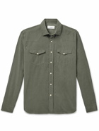 Lardini - Cotton-Corduroy Western Shirt - Green