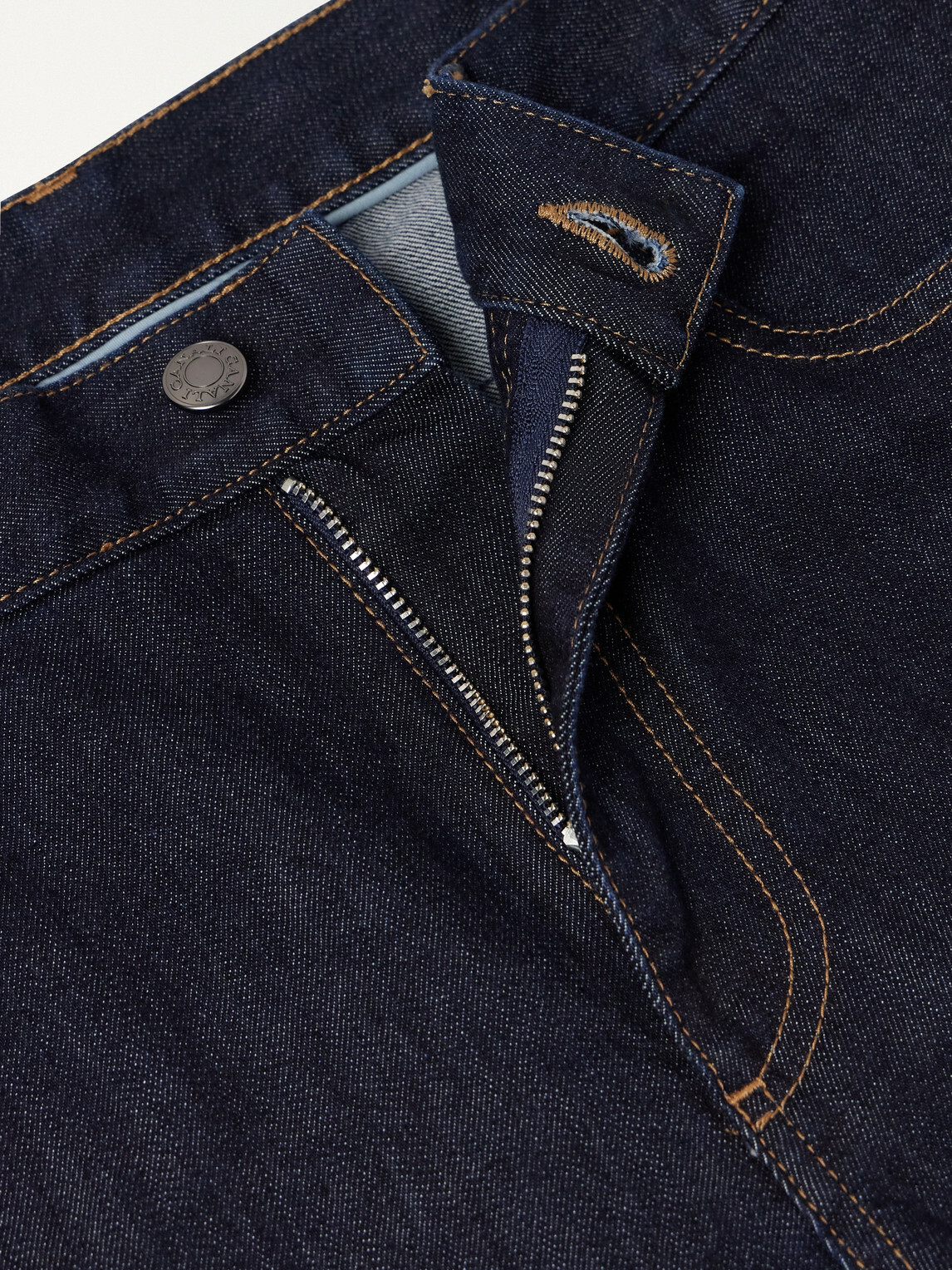 Canali - Slim-Fit Straight-Leg Jeans - Blue