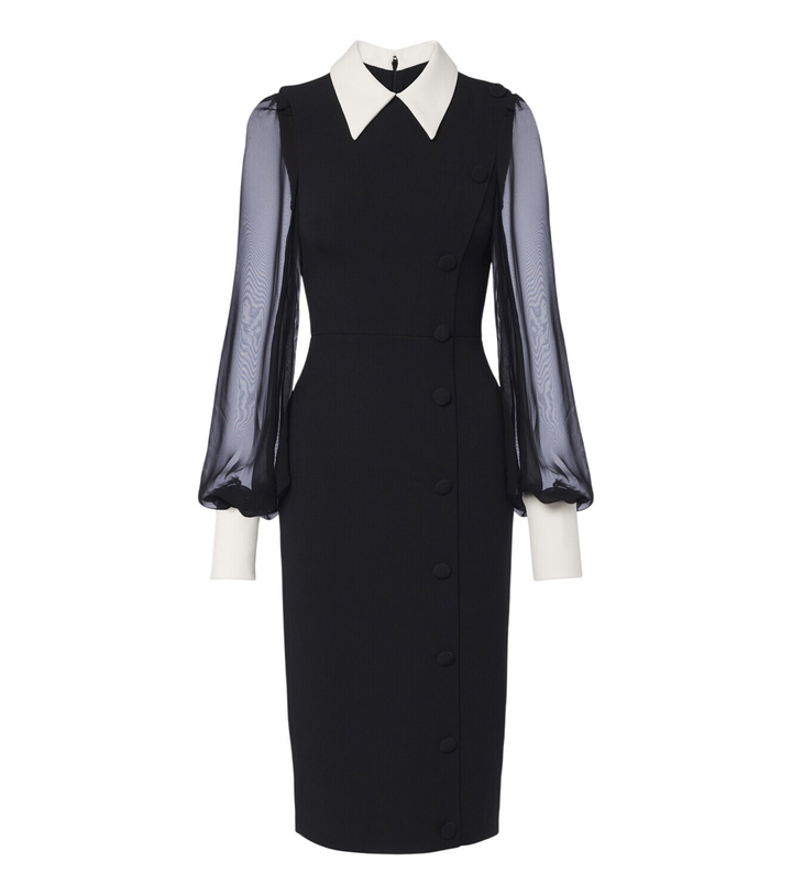Photo: Safiyaa Crêpe cocktail dress